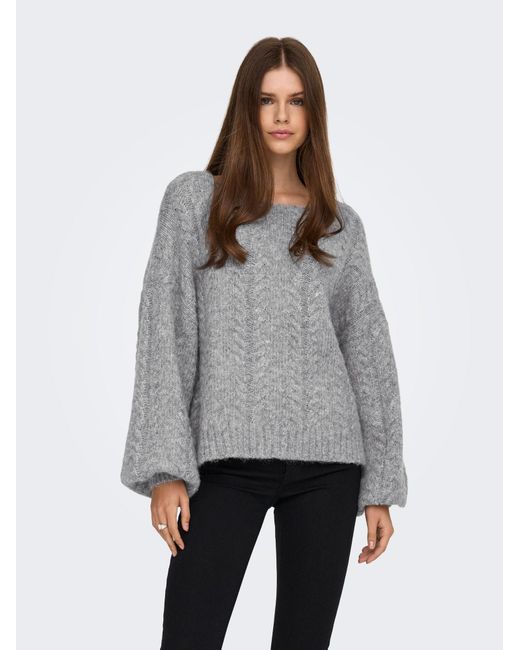 ONLY Gray Pullover Onlida