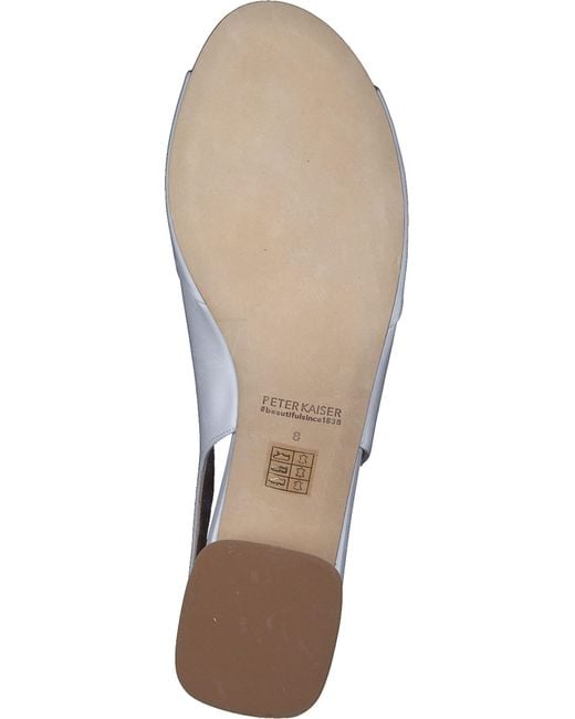 Peter Kaiser White Slingpumps