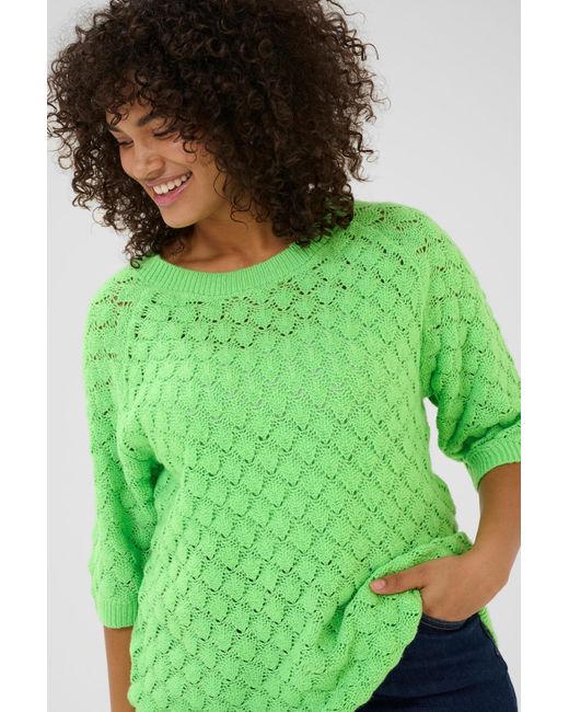 Kaffe Green Pullover Mani
