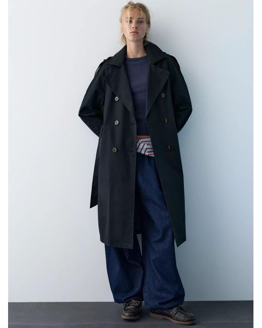 Pull&Bear Blue Mantel