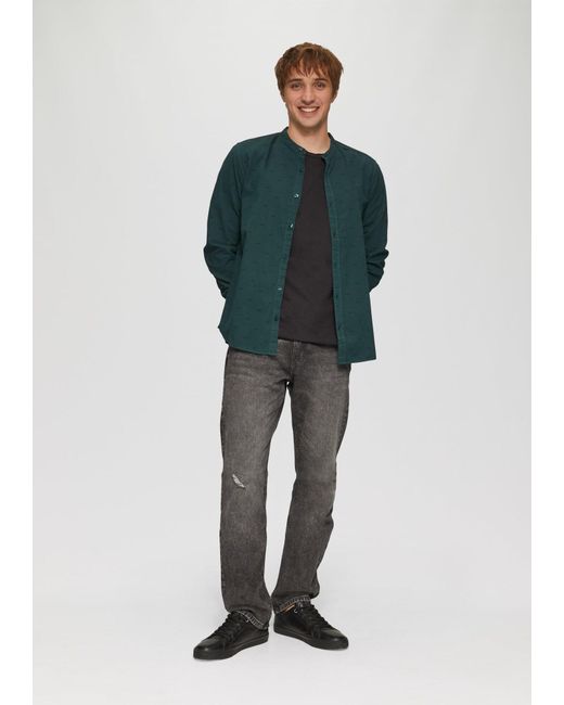 QS Hemd in Green für Herren