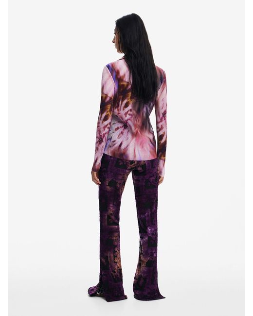 Desigual Purple Bluse