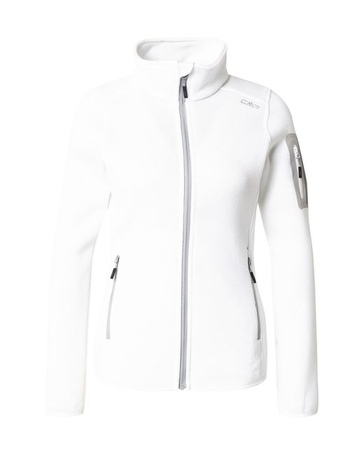 CMP White Funktionsfleecejacke