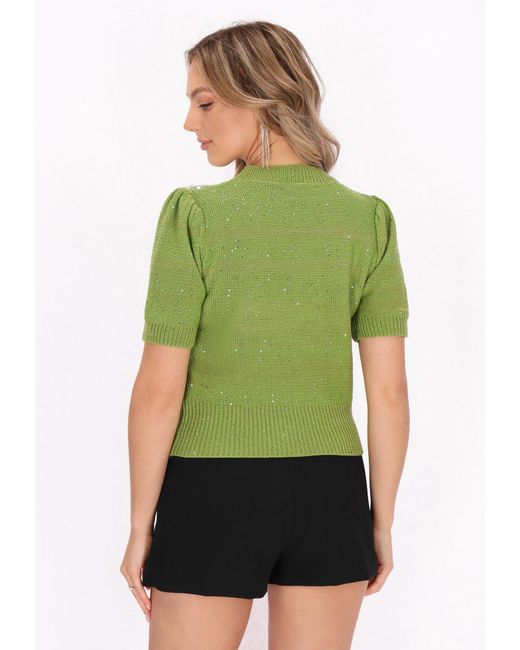 faina Green Pullover