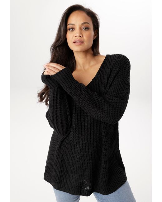 Aniston Black Pullover