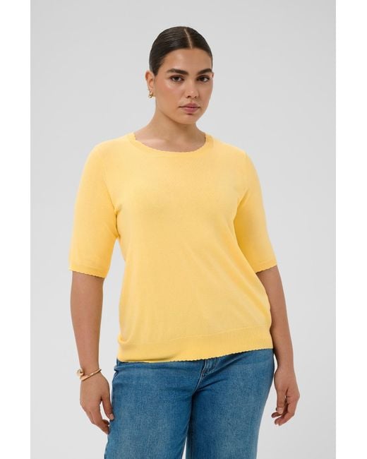 Kaffe Yellow Pulllover Kclizzy