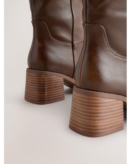 Next Brown Stiefel