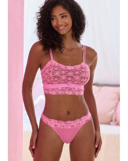 Vivance by Lascana Pink String