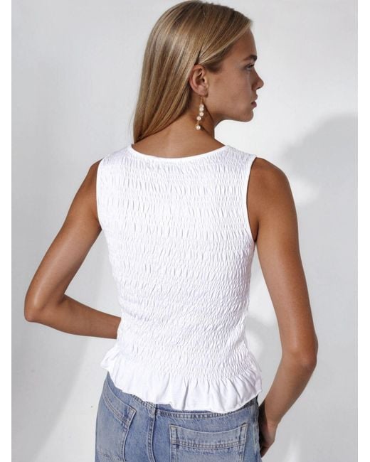 Busem White Bluse