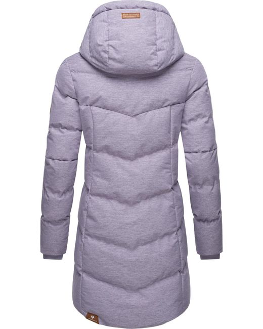 Ragwear Purple Wintermantel 'Pavla'