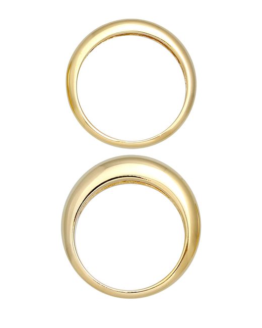 Elli Premium Metallic Ring Set