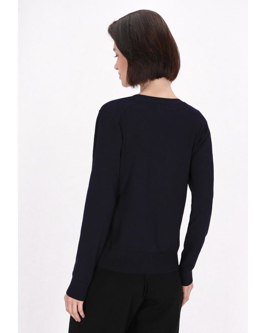 usha BLACK LABEL Blue Strickjacke