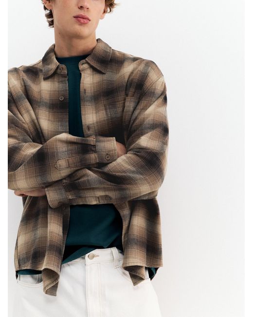 Pull&Bear Hemd in Brown für Herren