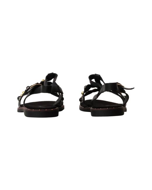 Super Mode Black Sandale