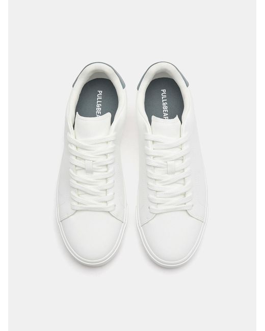 Pull&Bear Sneaker in White für Herren