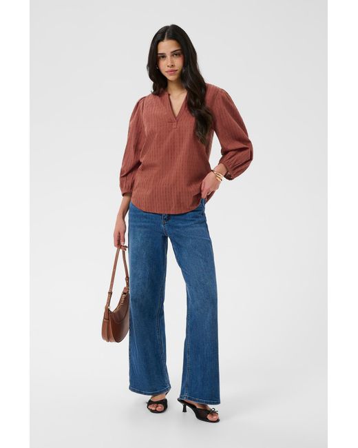 Kaffe Red Bluse Bea