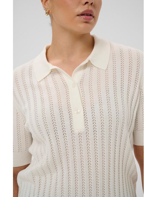Kaffe White Pullover Kcbirda