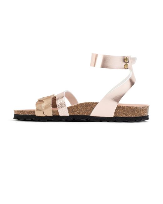 Bayton White Sandale 'Capucine'