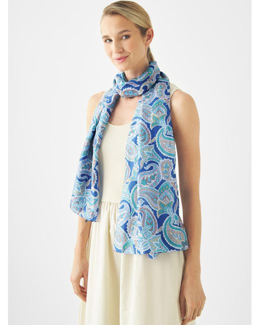 Codello Blue Schal Seidenschal