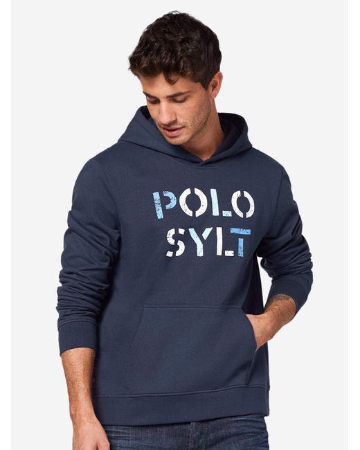 Polo Sylt Sweatshirt Basic in Blue für Herren