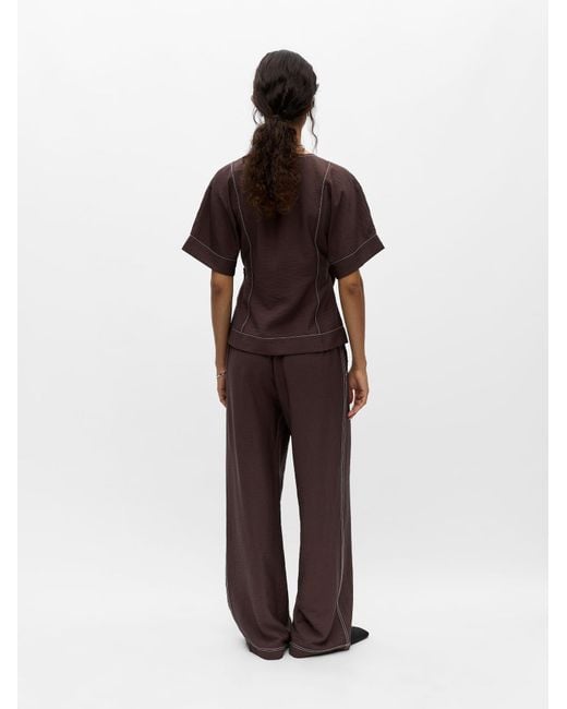 Object Brown Bluse Objjacira