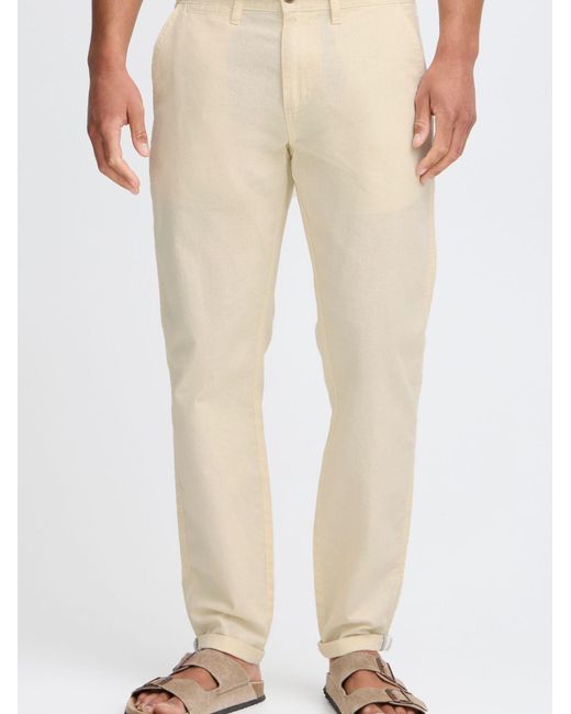Solid Leinenhose Loran in Natural für Herren