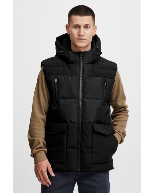 INDICODE Weste Flikko in Black für Herren