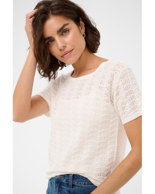 Kaffe White Pullover Dolly