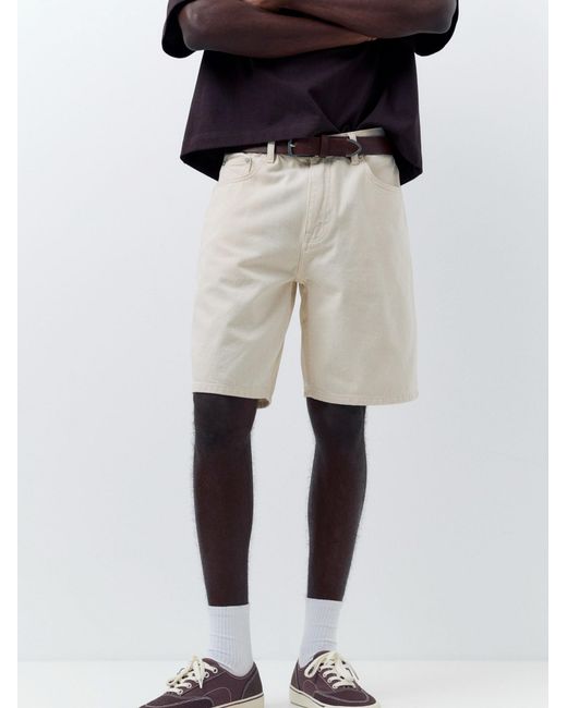 Pull&Bear White Shorts