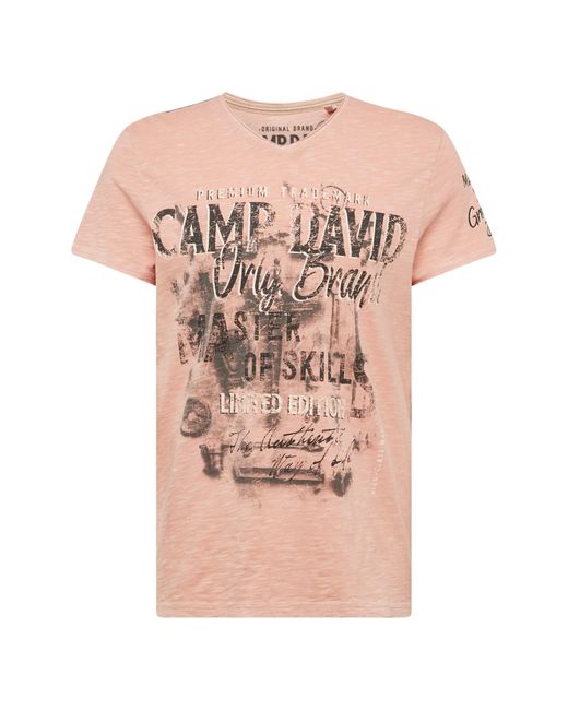 Camp David Shirt in Pink für Herren