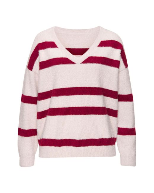 Lascana Red Pullover