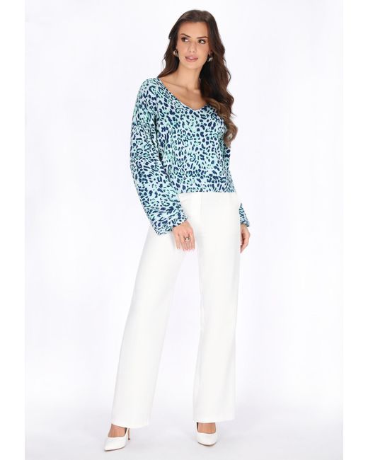 faina Blue Pullover