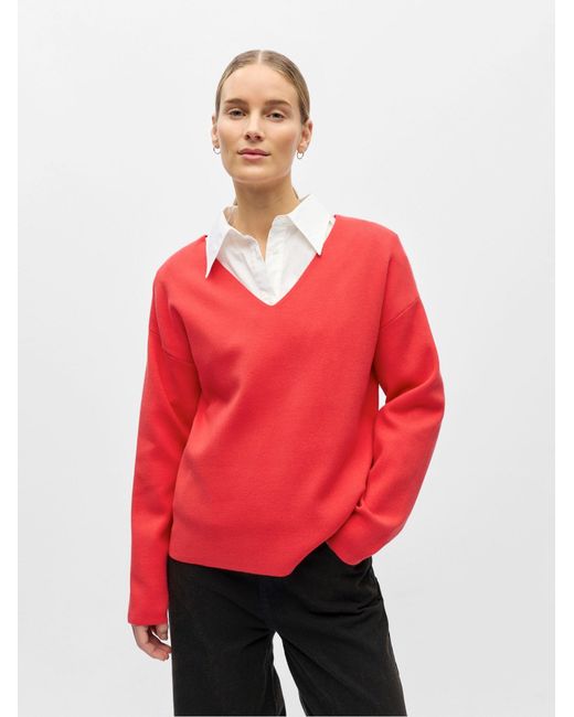 Object Red Pullover Objreynard