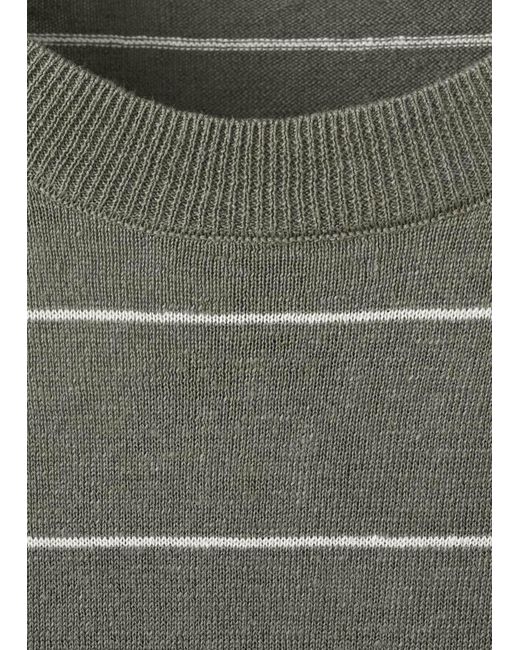 Mango Pullover Castor in Green für Herren