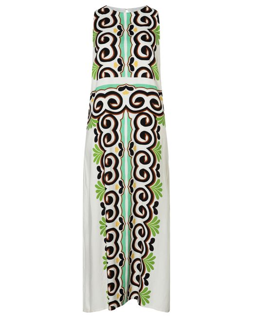 Ana Alcazar White Kleid 'Zebea'