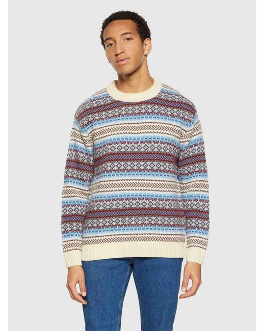 Knowledge Cotton Pullover Vagn in Gray für Herren