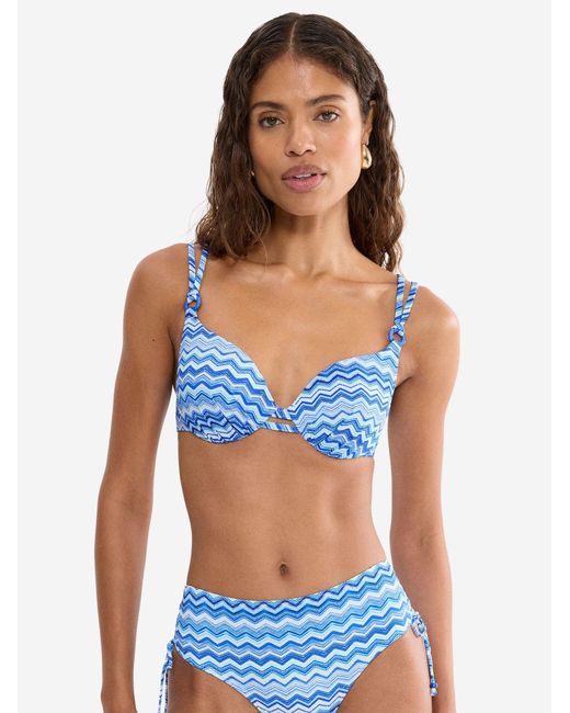 Triumph Blue Bügel-Bikini-Top Label Mix & Match Summer