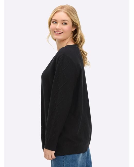 Sheego Black Pullover