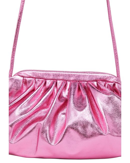 faina Pink Clutch