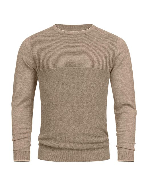 INDICODE Pullover Reign in Gray für Herren