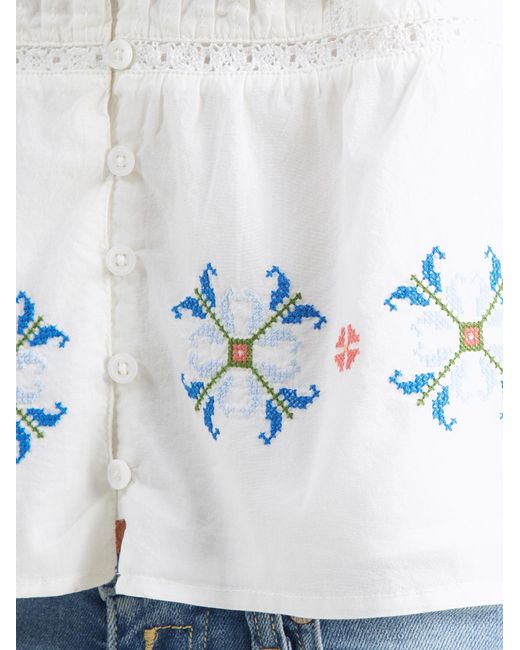 Levi's White Levis Bluse Mimi