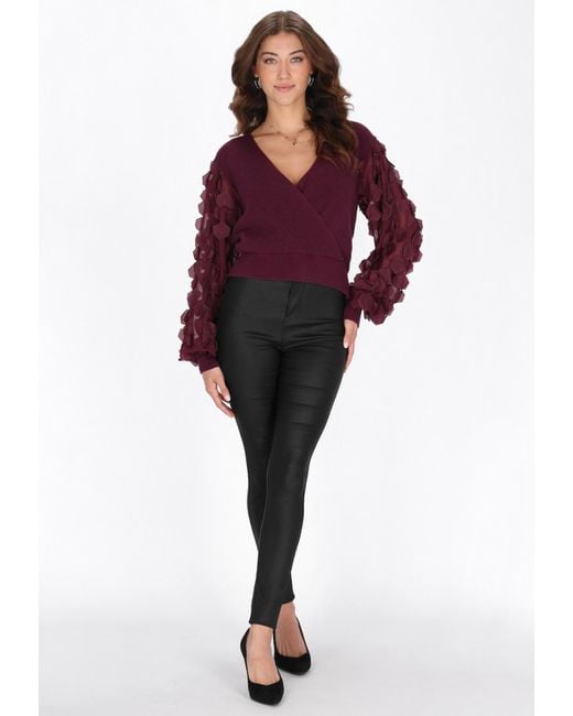 faina Purple Pullover