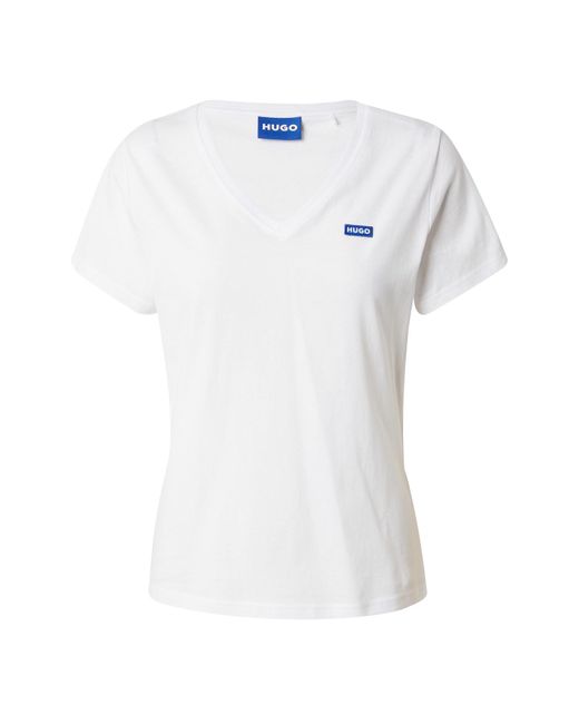 HUGO White T-shirt 'classic'