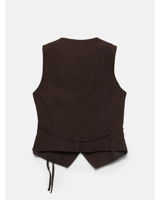 Pull&Bear Brown Anzugweste