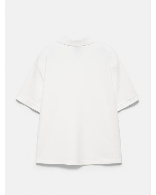 Pull&Bear Poloshirt in White für Herren