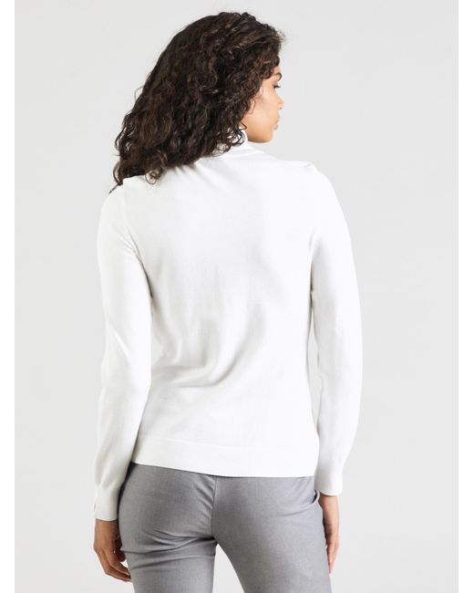 Comma, White Pullover