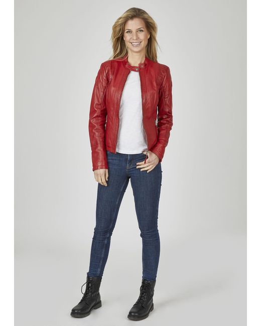 7eleven Red Lederjacke Selinny
