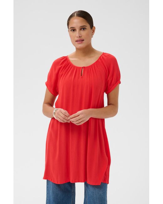 Kaffe Red Tunic