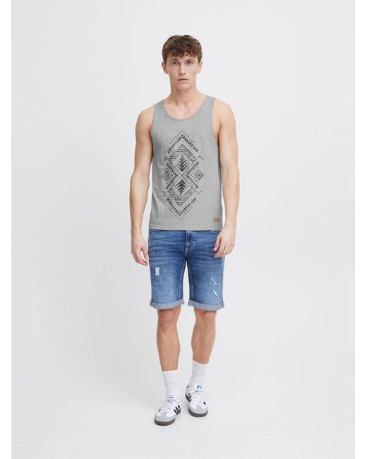 Solid Shirt Isaak in Gray für Herren