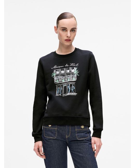 Karl Lagerfeld Black Sweatshirt